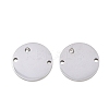316 Surgical Stainless Steel Micro Pave Cubic Zirconia Links connectors STAS-K178-23P-1