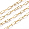 Soldered Brass Paperclip Chains CHC-G005-06G-2