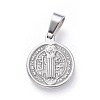 Non-Tarnish 304 Stainless Steel Pendants X-STAS-H458-36P-D-1