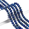 Natural Lapis Lazuli Bead Strands G-G953-01-8mm-4