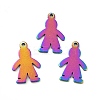 Ion Plating(IP) 201 Stainless Steel Pendants STAS-H172-05M-2
