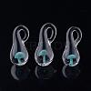 Handmade Lampwork Glass Pendants LAMP-Q028-12B-2