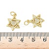 Brass Micro Pave Cubic Zirconia Pendants KK-Z120-17G-3