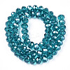 Electroplate Glass Beads Strands X-EGLA-A034-T10mm-A33-3