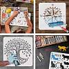 Plastic Reusable Drawing Painting Stencils Templates DIY-WH0172-968-4