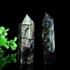 Point Tower Natural Labradorite Healing Stone Wands PW-WG88898-01-2