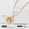304 Stainless Steel Pendant Necklaces for Women OQ4626-3-1