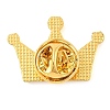 Crown Alloy Enamel Brooches JEWB-I035-07G-04-2