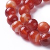Natural Red Agate Beads Strands G-P434-09C-A-3
