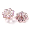 UV Plating Rainbow Iridescent Acrylic Beads OACR-P010-04B-2