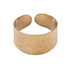 Ion Plating(IP) 304 Stainless Steel Open Cuff Rings for Women LS-RJEW-G285-69G-2