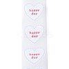 500Pcs Heart with Thank You Roll Stickers DIY-U008-01A-2