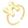Rack Plating Brass Open Cuff Rings RJEW-S394-01G-N-2