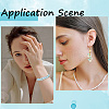 150Pcs 3 Colors Transparent Two Tone Spray Painted Glass Beads GLAA-LT0001-04C-4