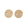 304 Stainless Steel Disc Links Connector Charms STAS-K295-08A-G-1