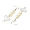 Round & Heart Acrylic Beads Bracelet & Dangle Earring Set SJEW-JS01301-5