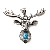 Synthetic Turquoise Big Pendants STAS-A109-01AS-1