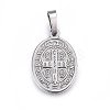 Non-Tarnish 201 Stainless Steel Pendants STAS-F177-05P-2