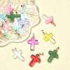 30Pcs 15 Colors Handmade Lampwork Pendants LAMP-CJ0001-50-5