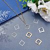 40Pcs 4 Style  Rack Plating Eco-friendly Brass Pendants KK-FH0004-06-2