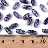 Baking Paint Glass Seed Beads SEED-N008-06F-4