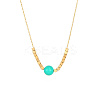 304 Stainless Steel Pendant Necklace for Women PP8102-1-1