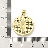 Brass with Cubic Zirconia Pendants FIND-Z023-09A-02-3