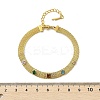 304 Stainless Steel Mesh Chain Bracelets for Women BJEW-P348-01E-G-5