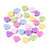 650-700G 6 Colors Opaque Acrylic Beads OACR-T029-81M-1