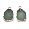 Natural Green Aventurine Pendants G-N326-41E-2