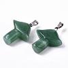Natural Green Aventurine Pendants G-R480-02A-2