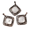 Natural & Synthetic Mixed Gemstone Pendants G-A297-04R-2