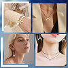 12Pcs 2 Colors Ion Plating(IP) 304 Stainless Steel Pendants STAS-BBC0002-05-5