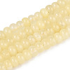 Dyed Natural White Jade Beads Strands X-G-T139-59A-15-4