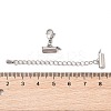 Tarnish Resistant 304 Stainless Steel Curb Chain Extender STAS-M061-05P-01-3