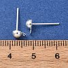 Brass Stud Earring Findings LS-KK-G604-01S-01-3