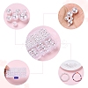 443Pcs 5 Sizes ABS Plastic Imitation Pearl Beads KY-YW0001-10-3