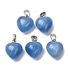 Dyed & Heated Natural Agate Pendants G-I311-A48-G-1