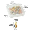 40Pcs Gradient Color Resin Pendants PALLOY-FS00029-4