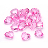 Transparent Acrylic Beads X-PL318Y-4-3