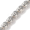 Tibetan Style Buddha Head Alloy Bead Strands TIBEB-O007-23-LF-3