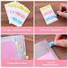Plastic Stationery Storage Pockets AJEW-GF0009-32-6