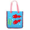 Non Woven Fabric Embroidery Needle Felt Sewing Craft of Pretty Bag Kids DIY-H140-09-1