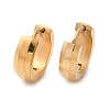 304 Stainless Steel Polishing Effect Hoop Earrings EJEW-M001-31G-4