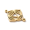 304 Stainless Steel Hollow Chakra Links STAS-S149-05A-2