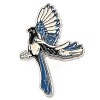 Bird Platinum Alloy Enamel Brooches JEWB-I035-08P-03-1