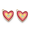 Alloy Enamel Pendants LS-ENAM-T009-64-RS-2