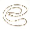 304 Stainless Steel Twisted Chain Necklaces NJEW-D285-22G-1