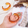Transparent Acrylic Cuff Bangles for Women BJEW-WH0032-028A-3