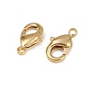 Brass Lobster Claw Clasps KK-901-G01-2